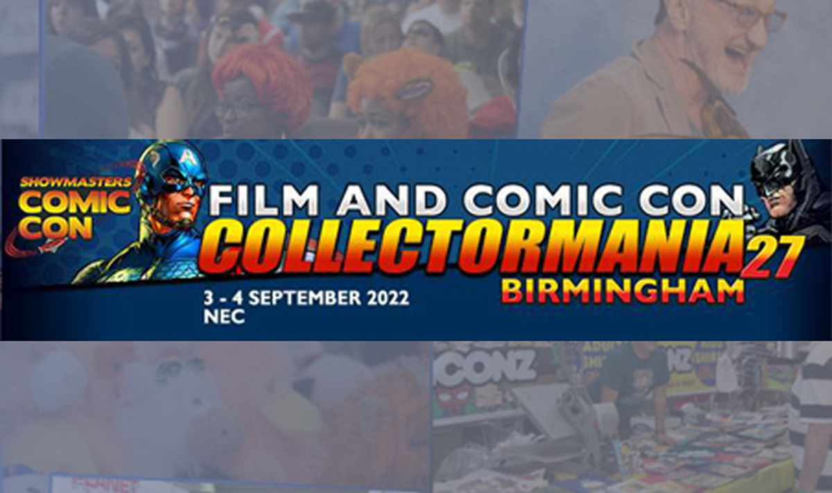 Birmingham Film and Comic Con event promo graphic